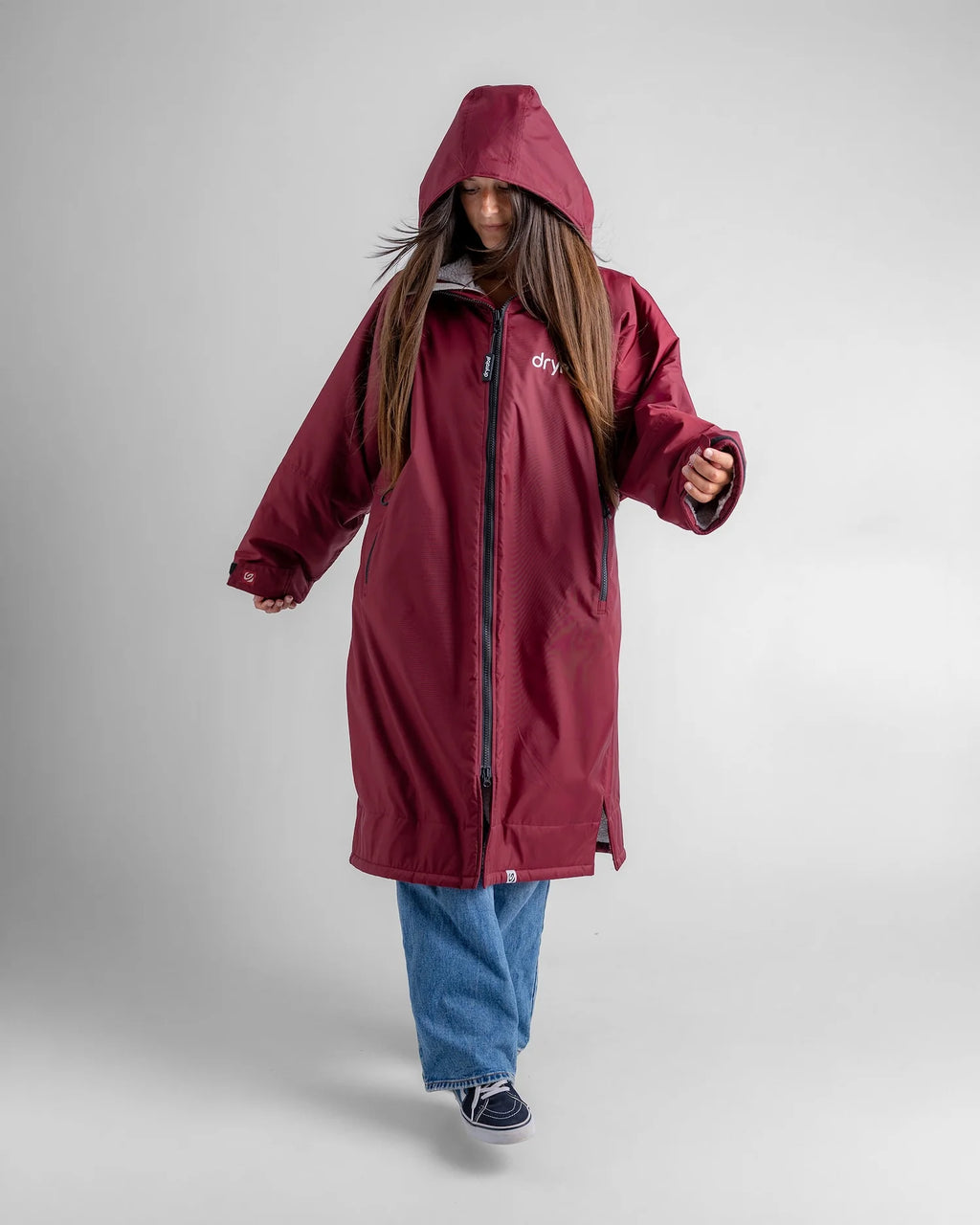 Burgundy Grey Advance Changing Robe
