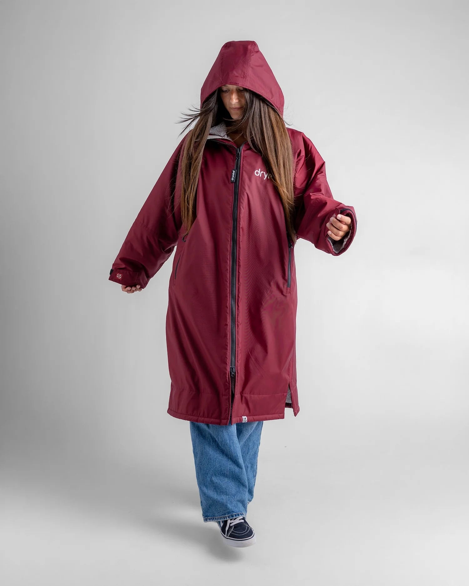 Burgundy Grey Advance Changing Robe