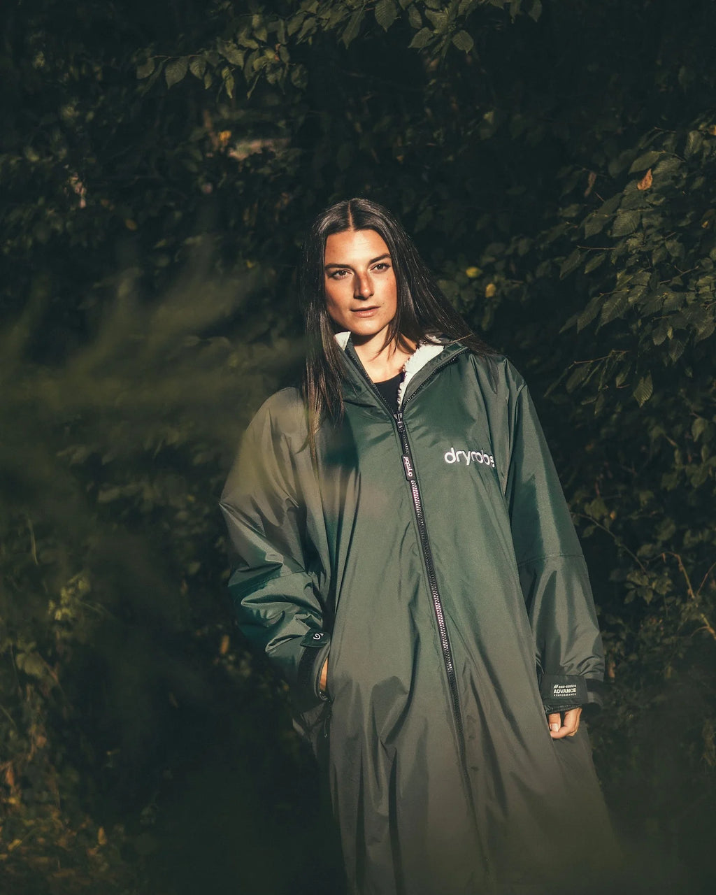 Dark Green Grey Advance Changing Robe