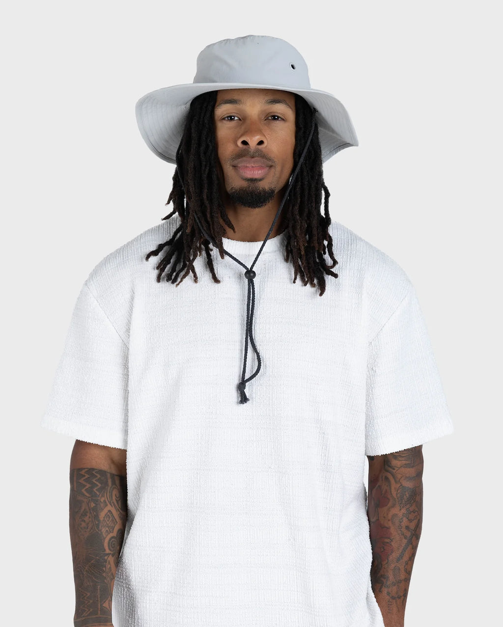 Light Grey Quick Dry Brimmed Hat
