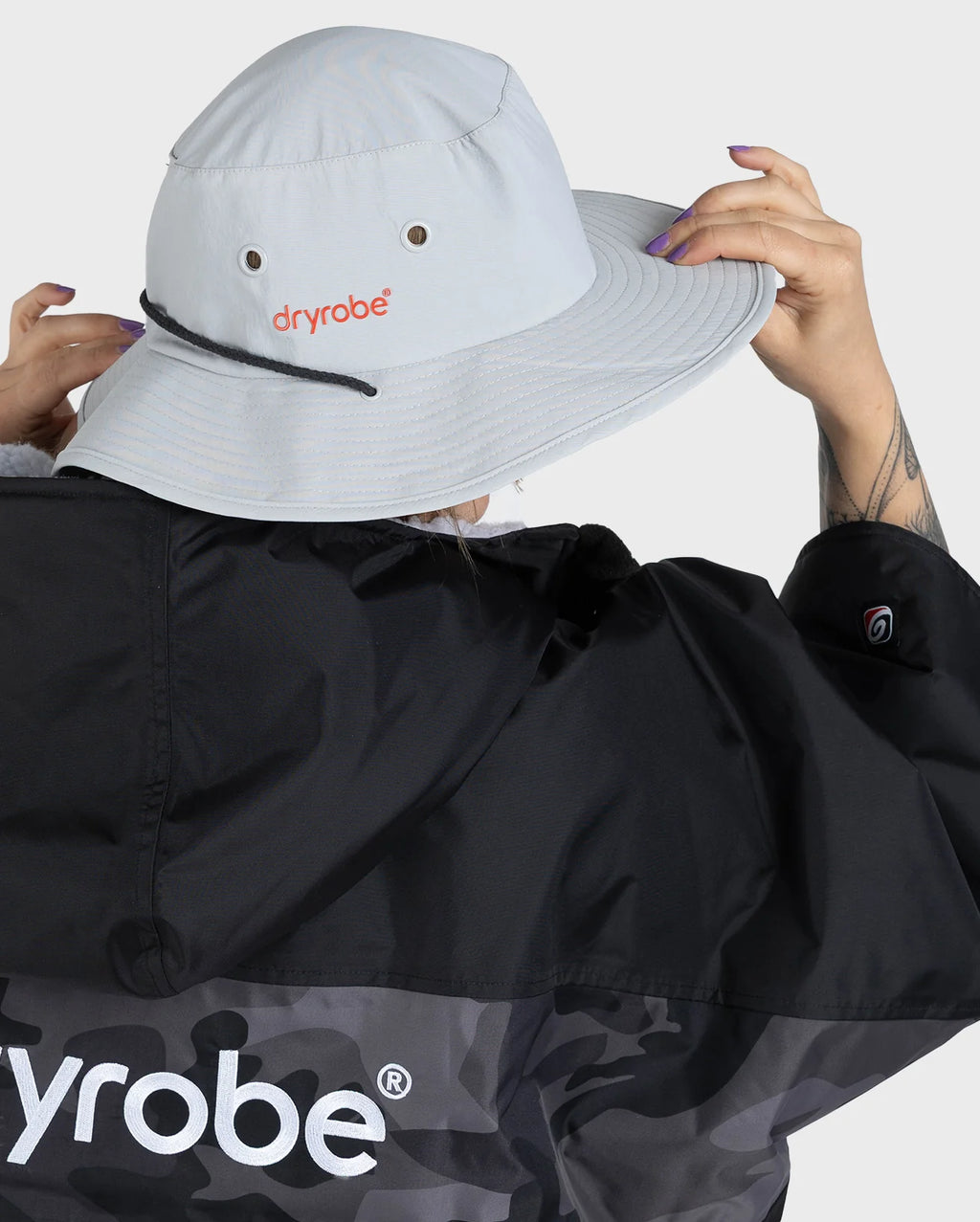 Light Grey Quick Dry Brimmed Hat