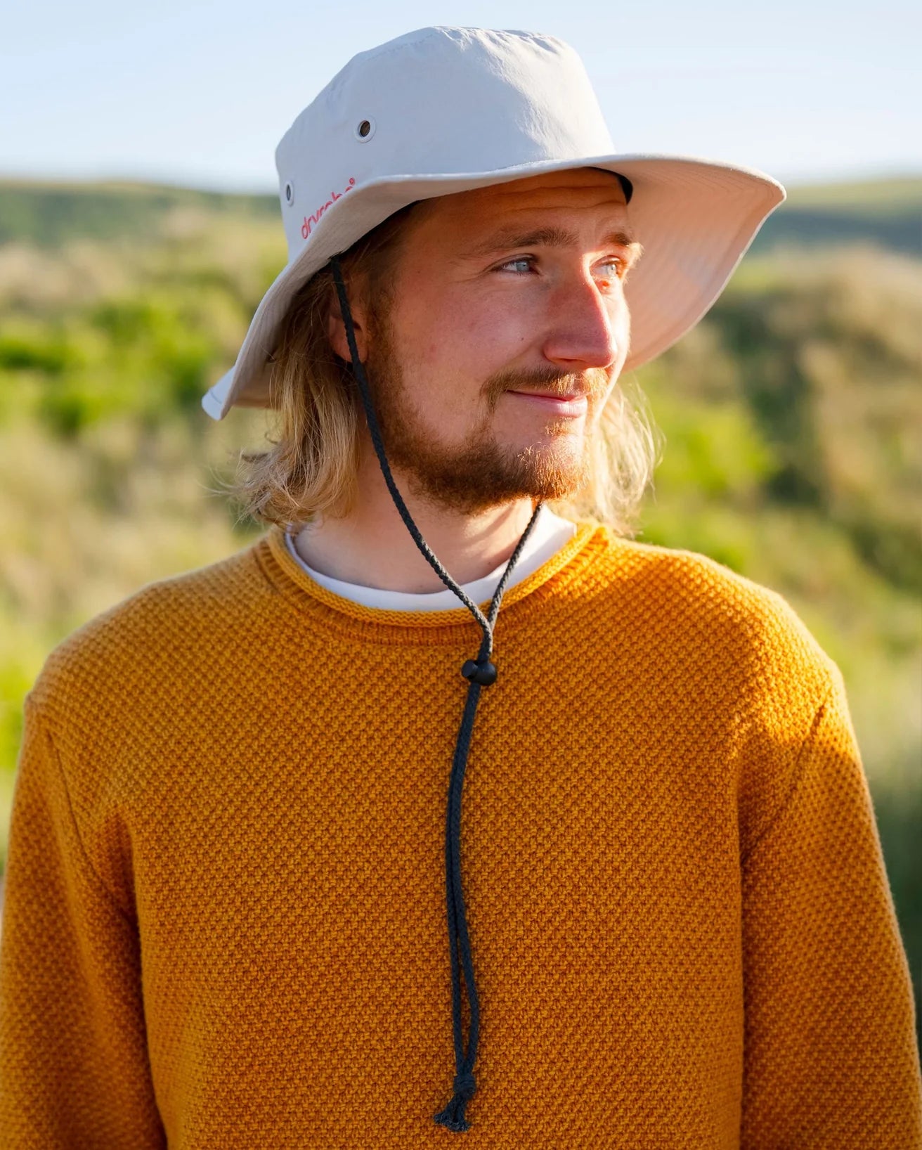 Light Grey Quick Dry Brimmed Hat