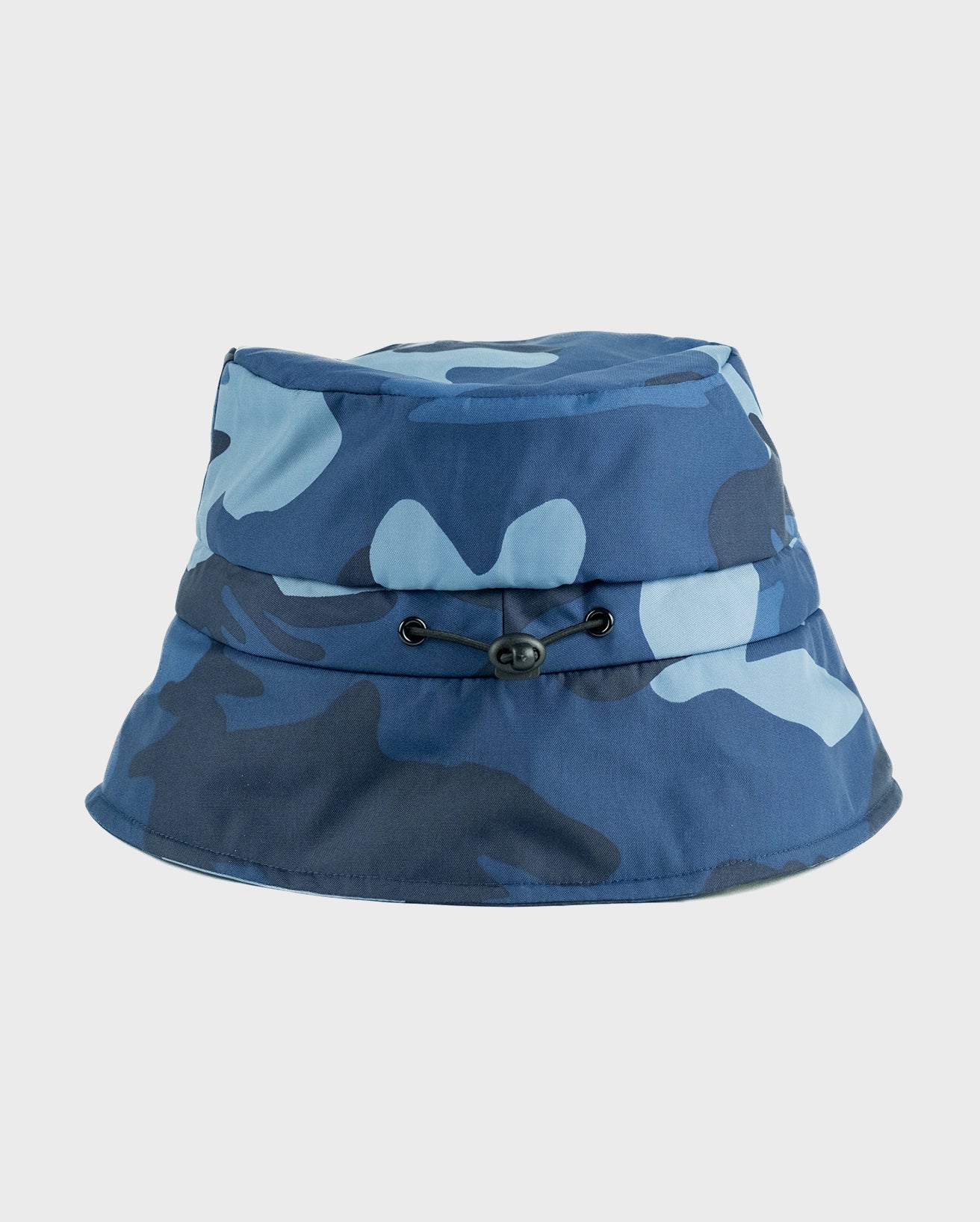 Blue Camo Fleece Lined Bucket Hat
