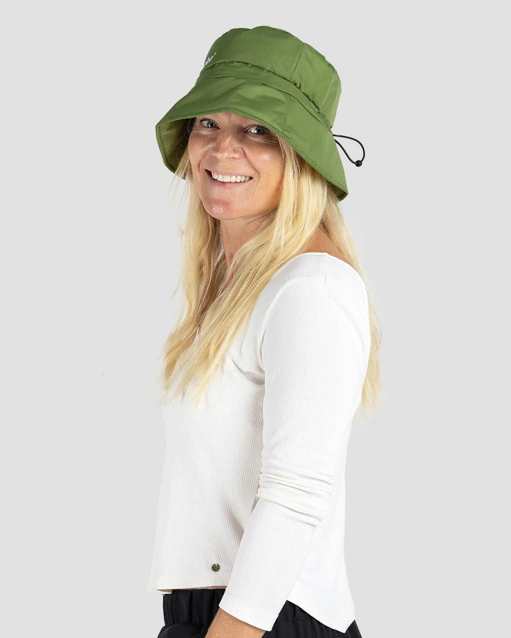 Forest Green Fleece Lined Bucket Hat