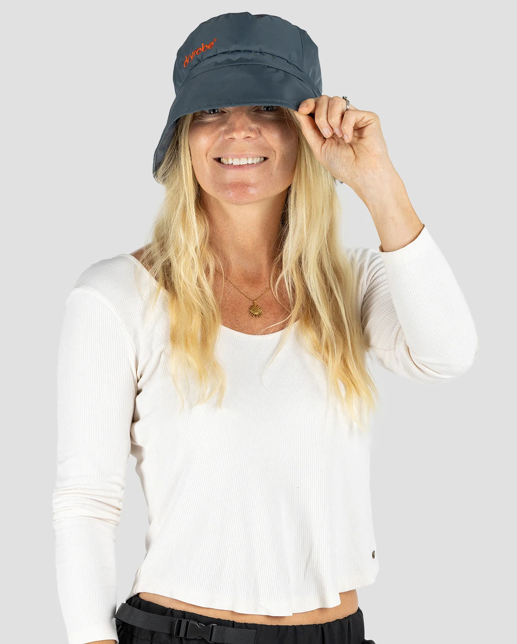 Dark Grey Fleece Lined Bucket Hat