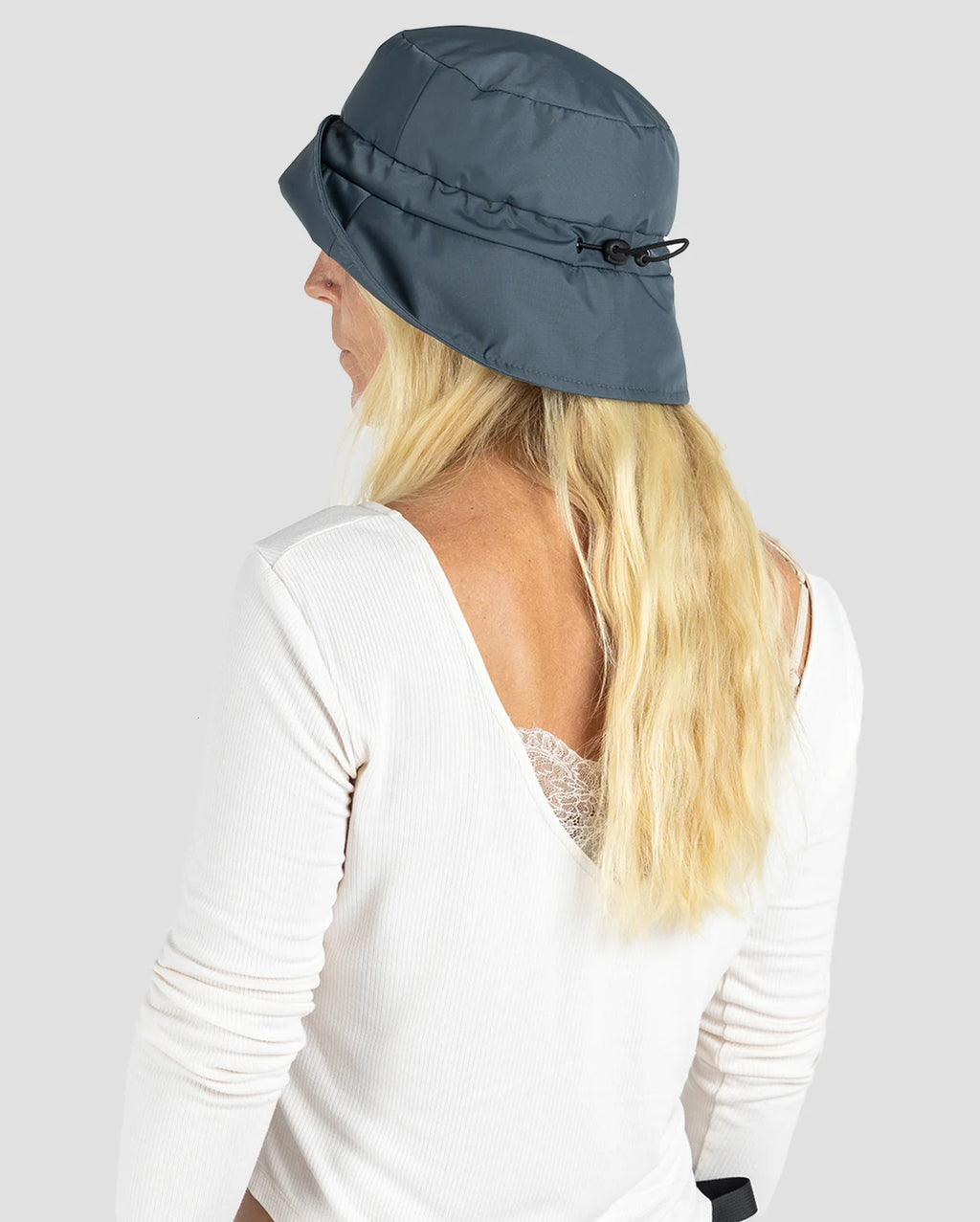 Dark Grey Fleece Lined Bucket Hat
