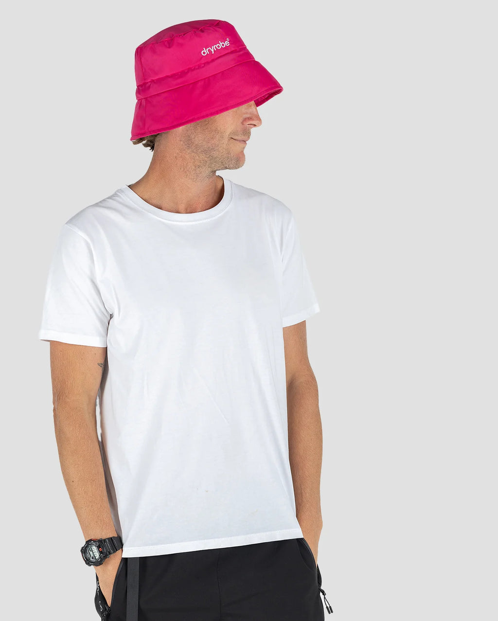 Pink Fleece Lined Bucket Hat