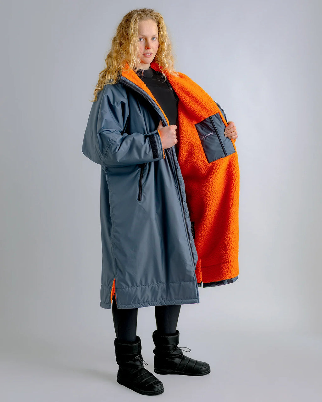 Dark Grey Orange Advance Changing Robe