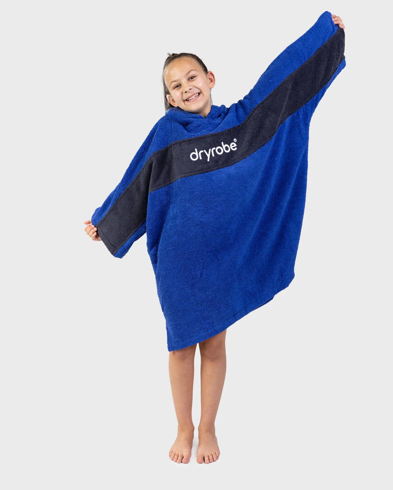 Royal Blue Navy Kids Towel Changing Robe - REMIX