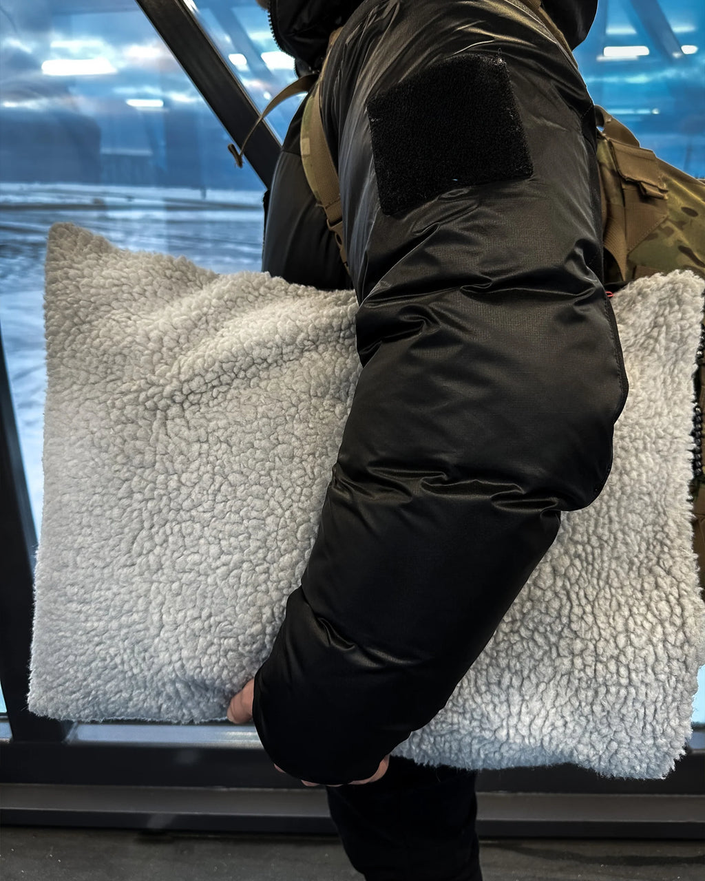 Black Grey Cushion Cover