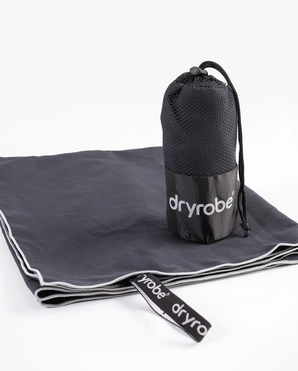 Black Microfibre Towel
