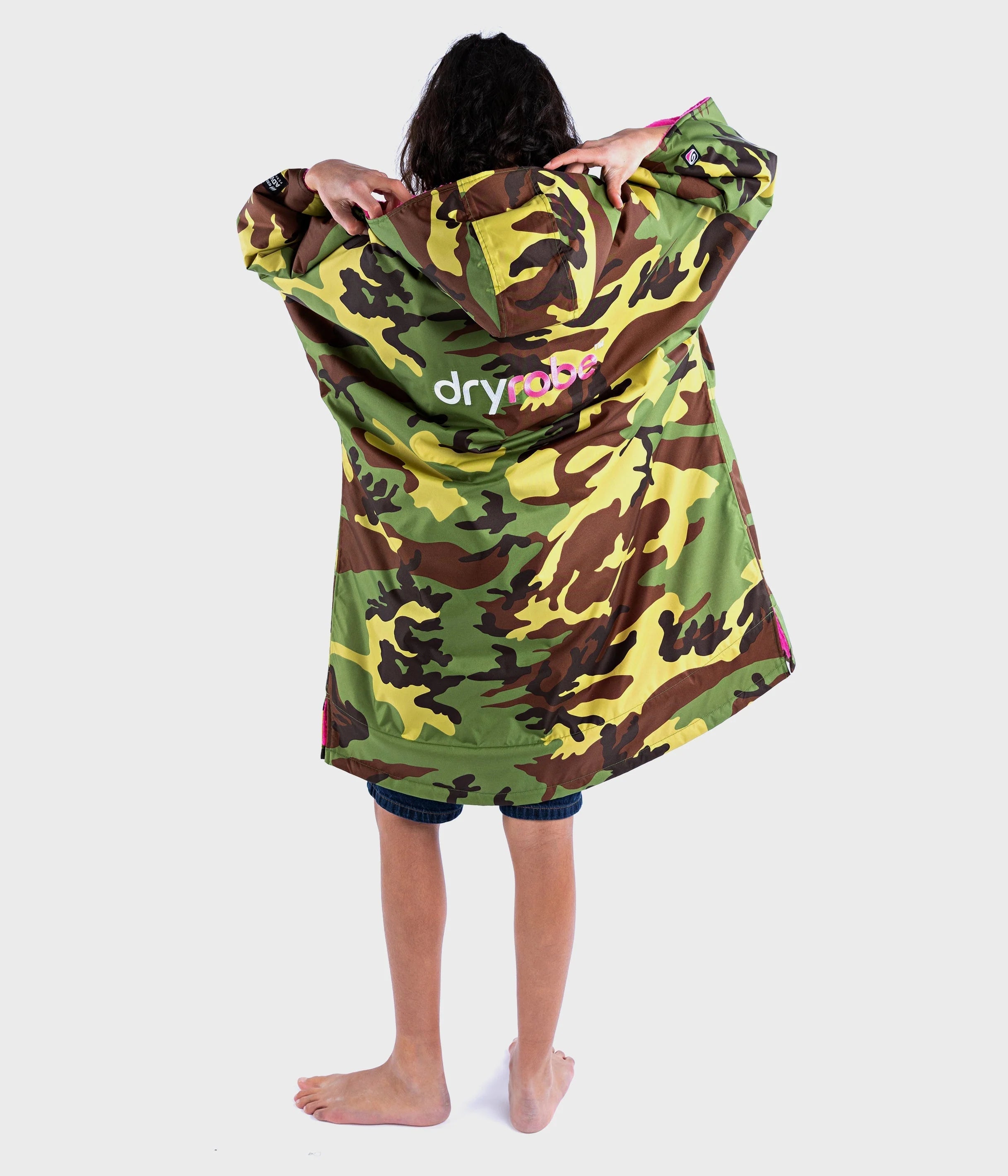 Camo Pink Easy-Fit Kids Advance Changing Robe