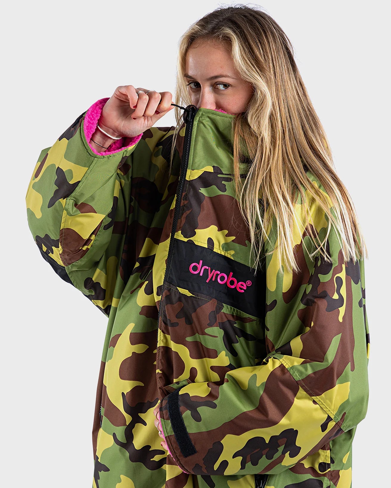 Camo Pink Black Advance Changing Robe - REMIX
