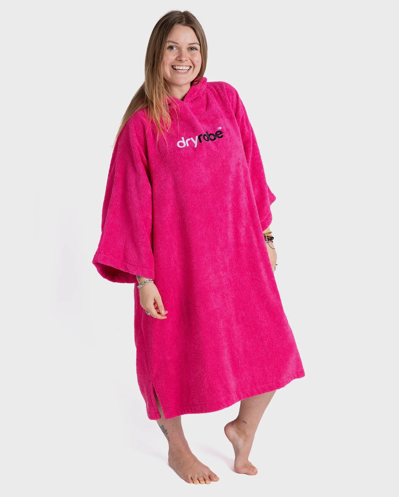 Pink Organic Towel Changing Robe