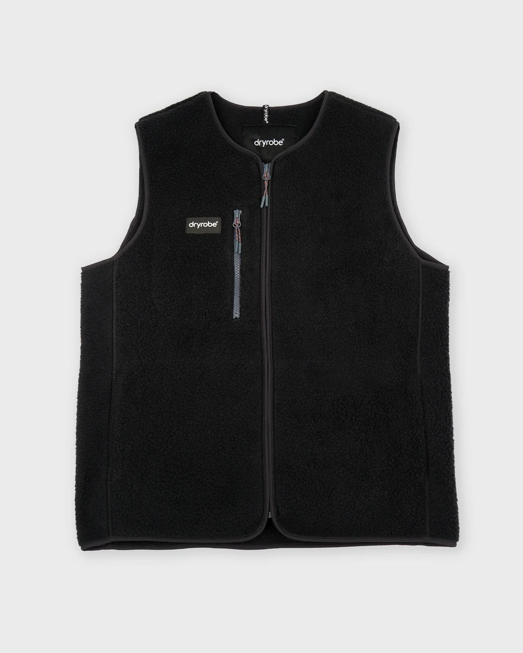 Black Thermal Unisex Fleece Gilet