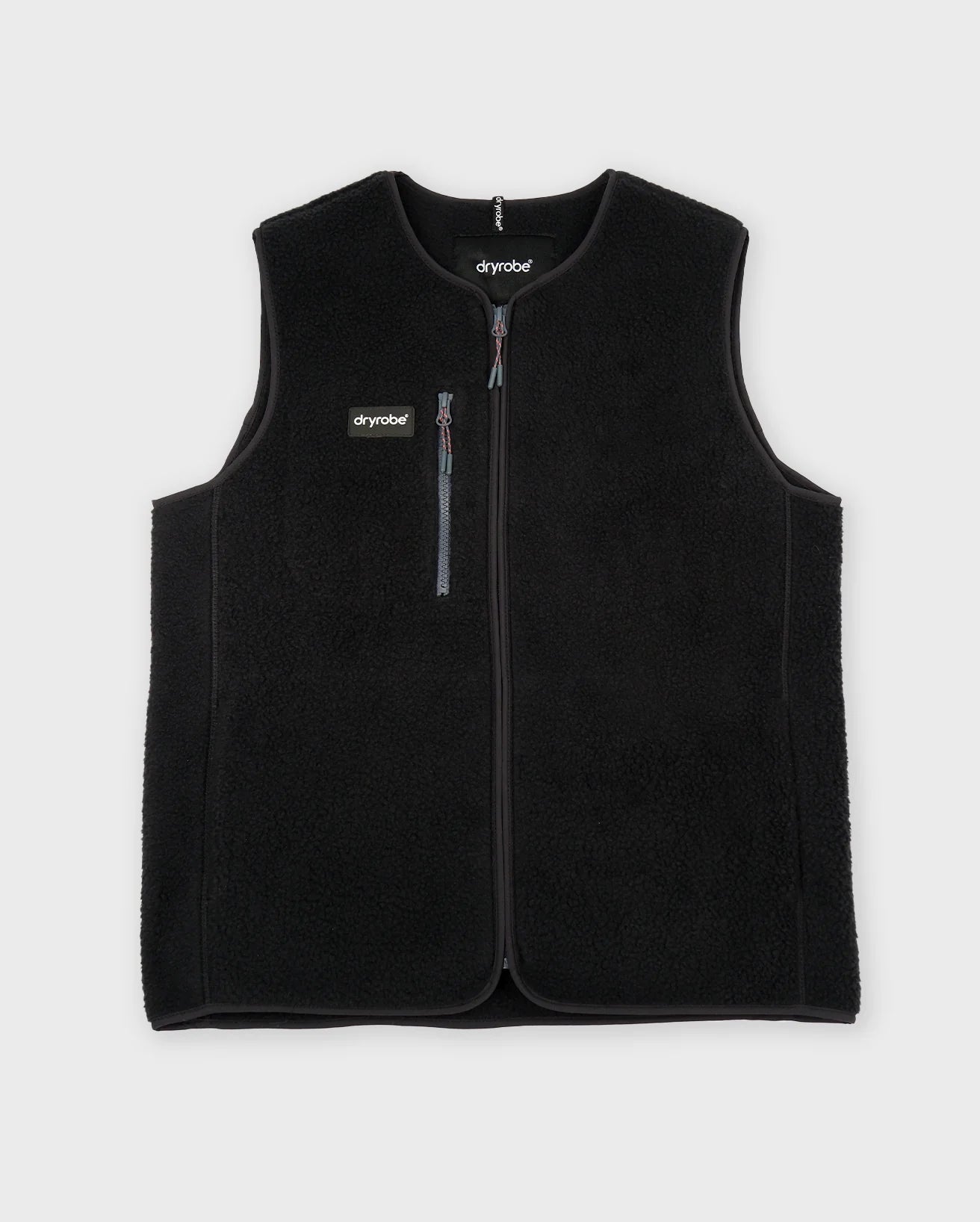 Black Thermal Unisex Fleece Gilet