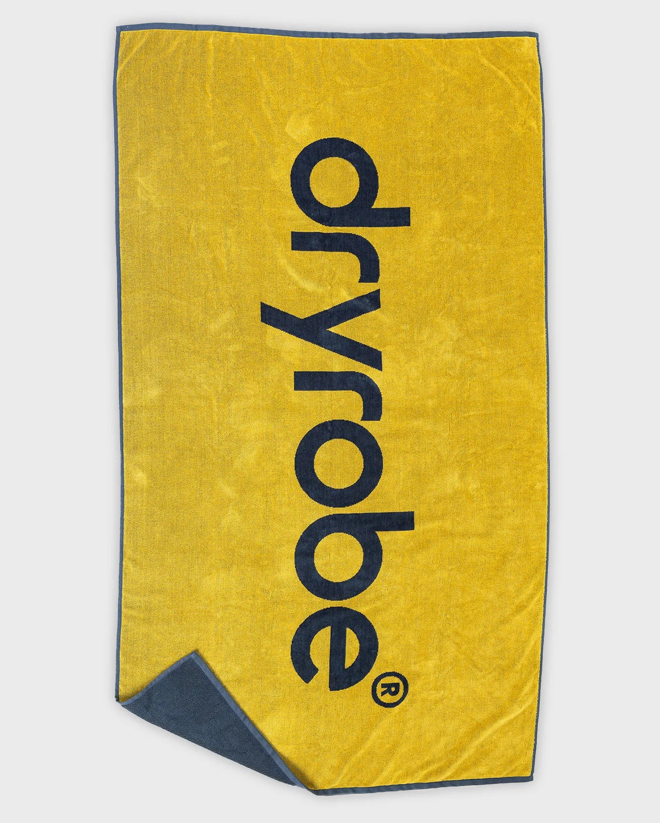 Yellow Charcoal Grey Beach Towel
