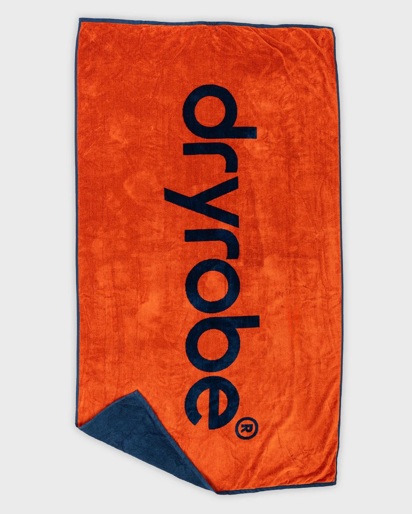 Orange Deep Sea Blue Beach Towel