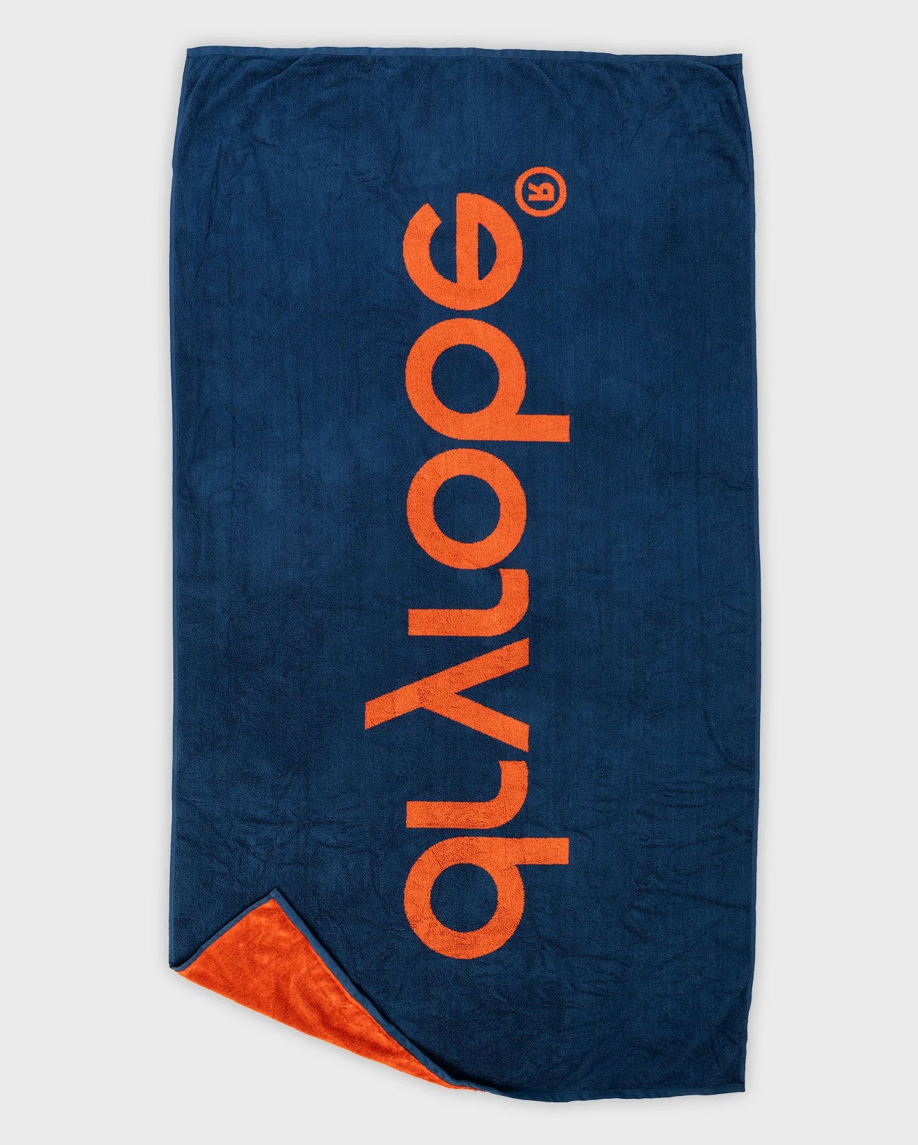Orange Deep Sea Blue Beach Towel