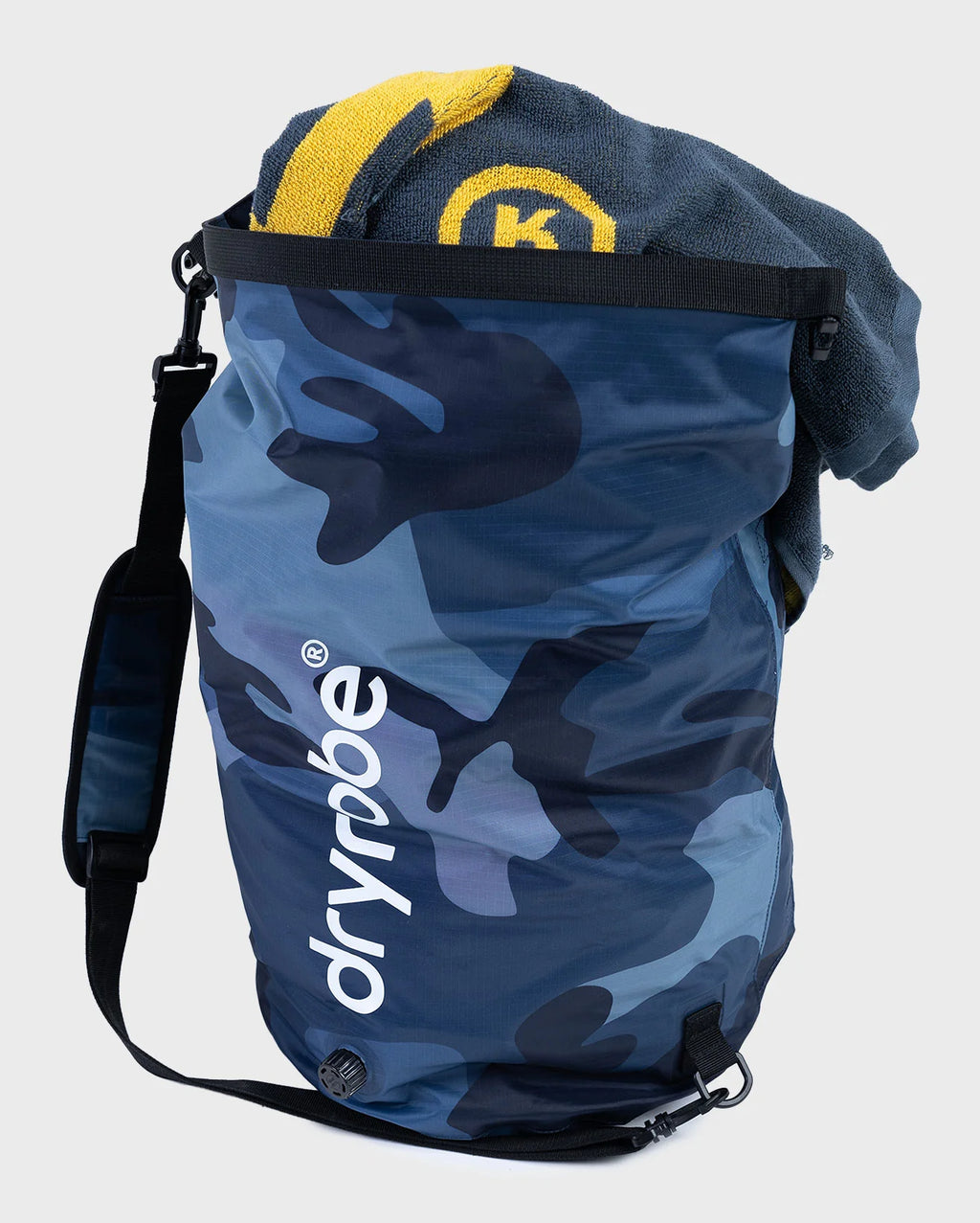Blue Camo Compression Travel Bag
