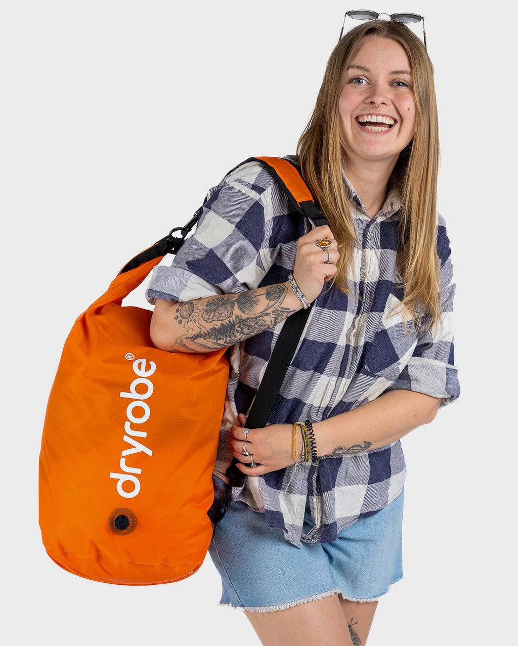 Orange Compression Travel Bag