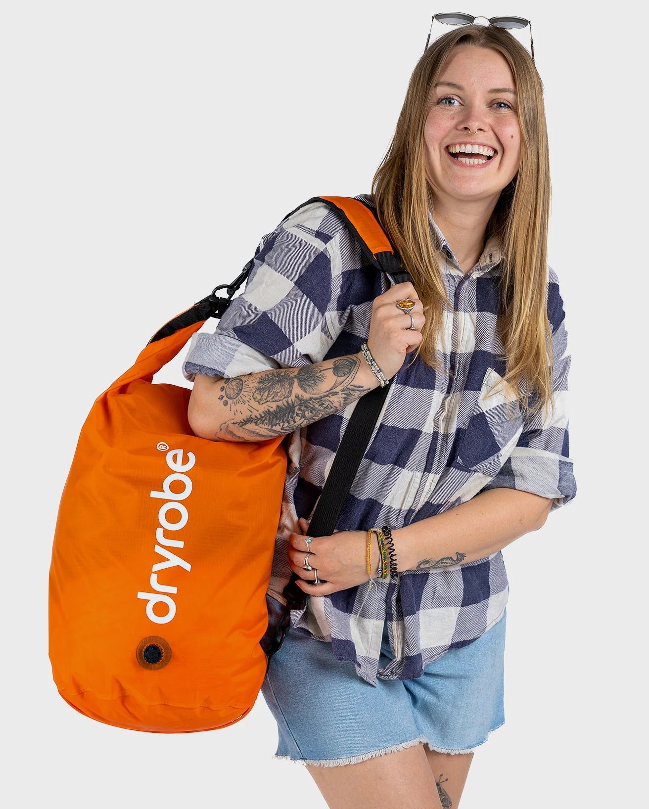 Orange Compression Travel Bag