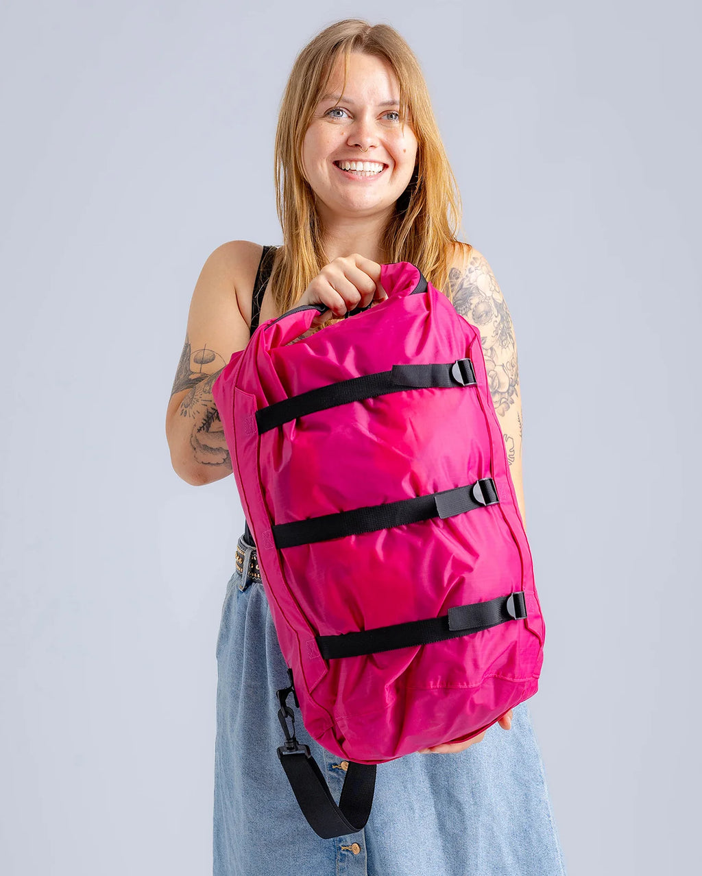 Pink Compression Travel Bag