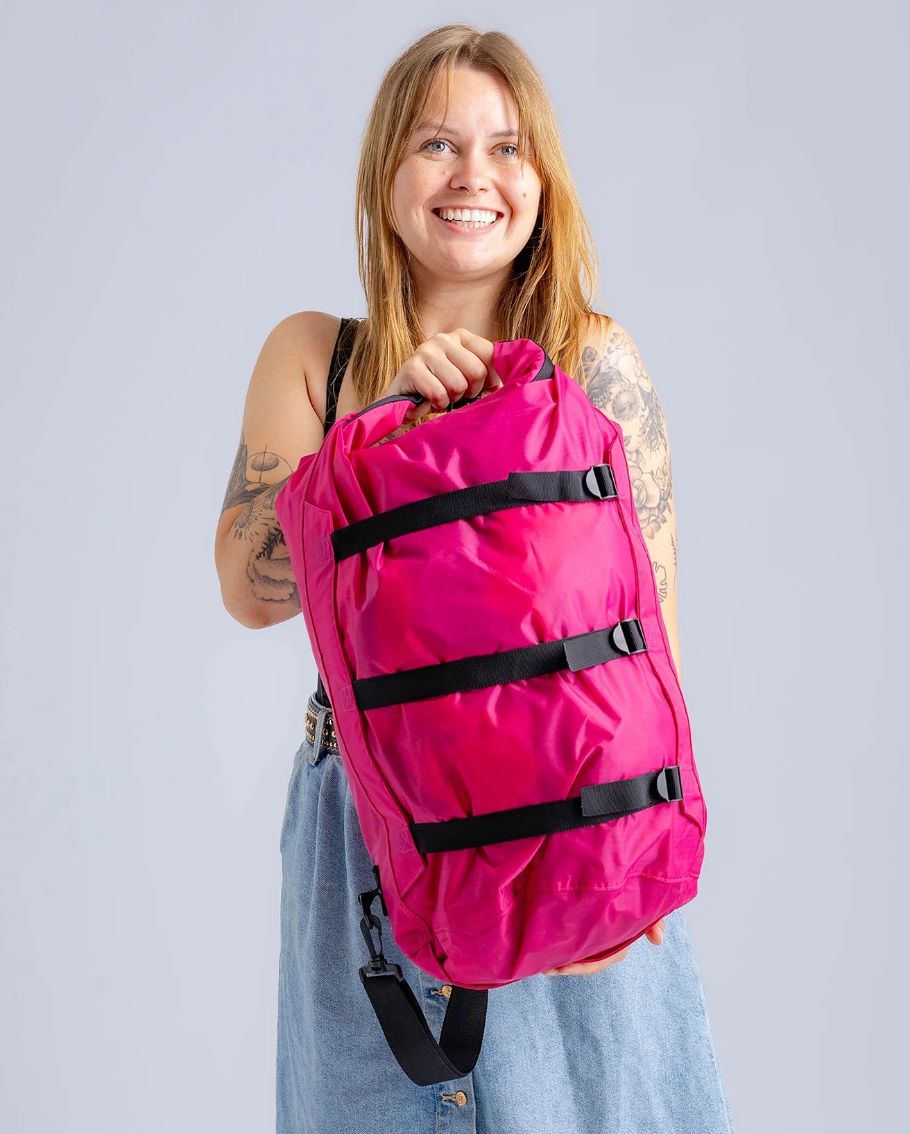 Pink Compression Travel Bag