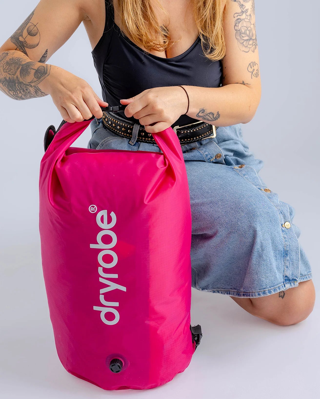 Pink Compression Travel Bag