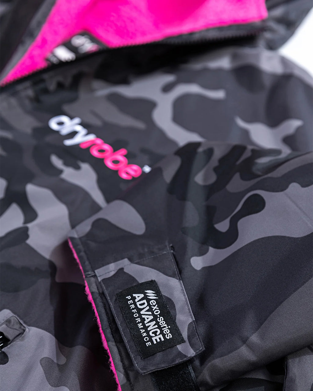 Black Camo Pink Advance Changing Robe