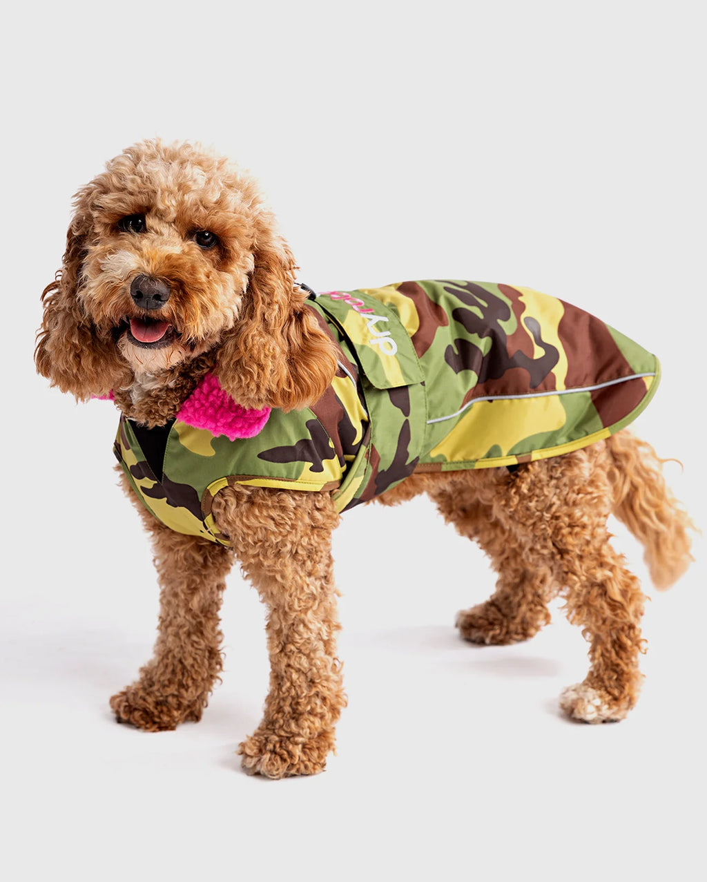 Camo Pink Dog Coat