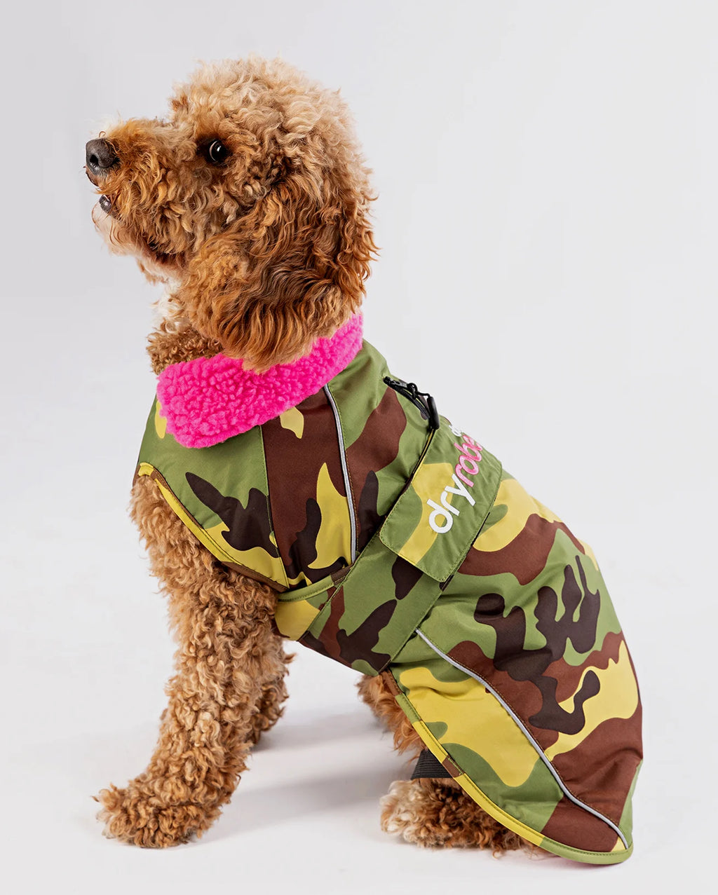 Camo Pink Dog Coat