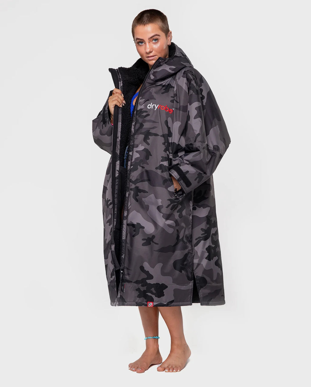 Black Camo Advance Changing Robe