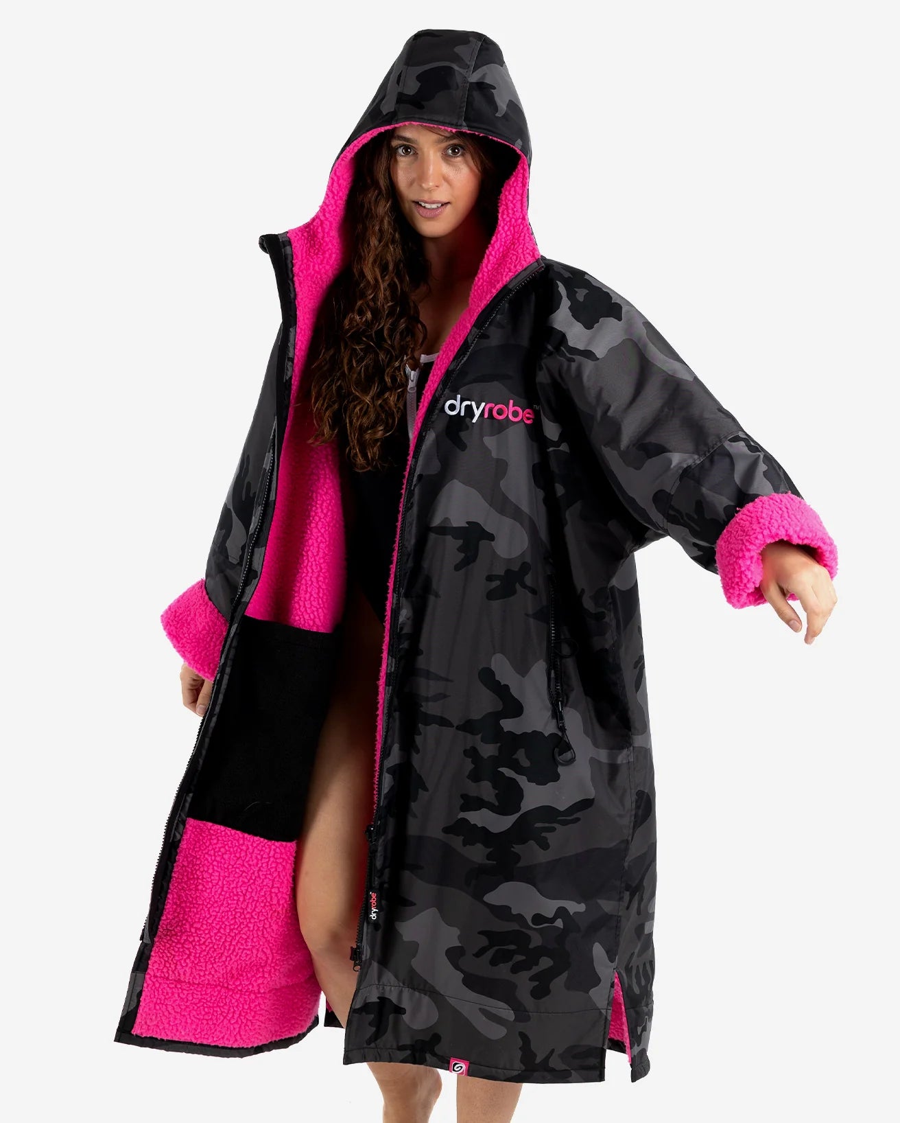 Black Camo Pink Advance Changing Robe