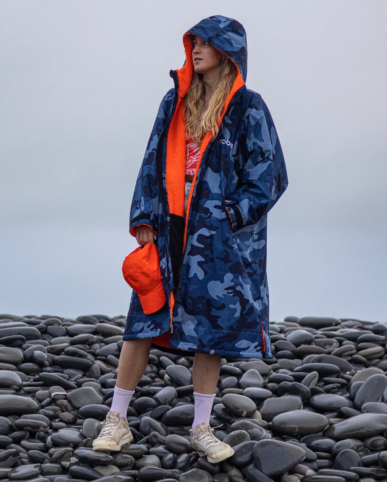 Blue Camo Orange Advance Changing Robe