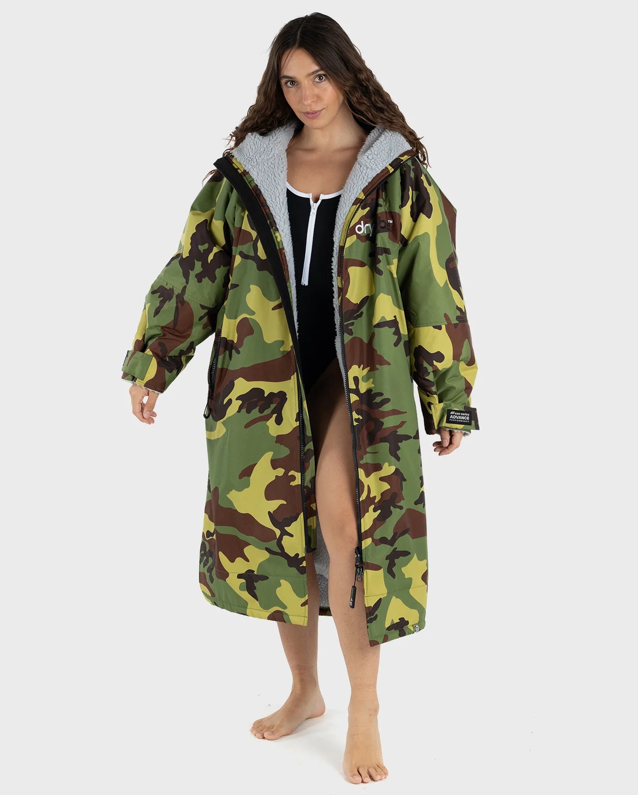 Camo Grey Advance Changing Robe