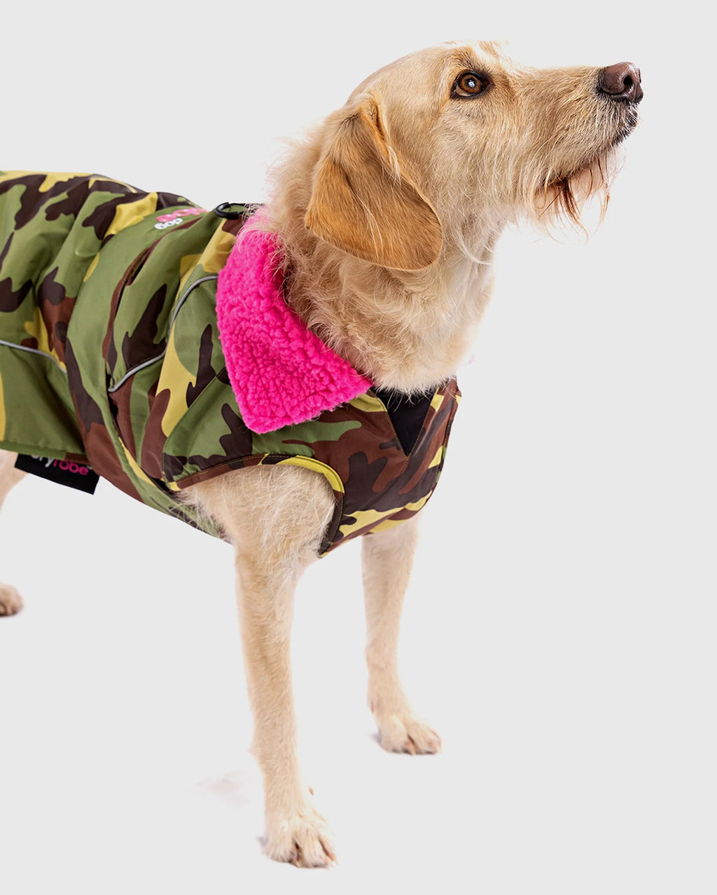 Camo Pink Dog Coat