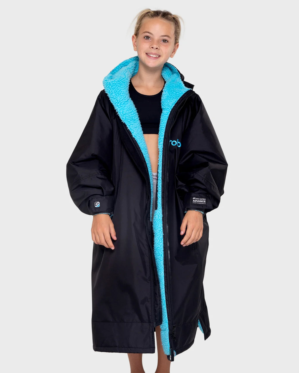 Black Blue Kids Advance Changing Robe