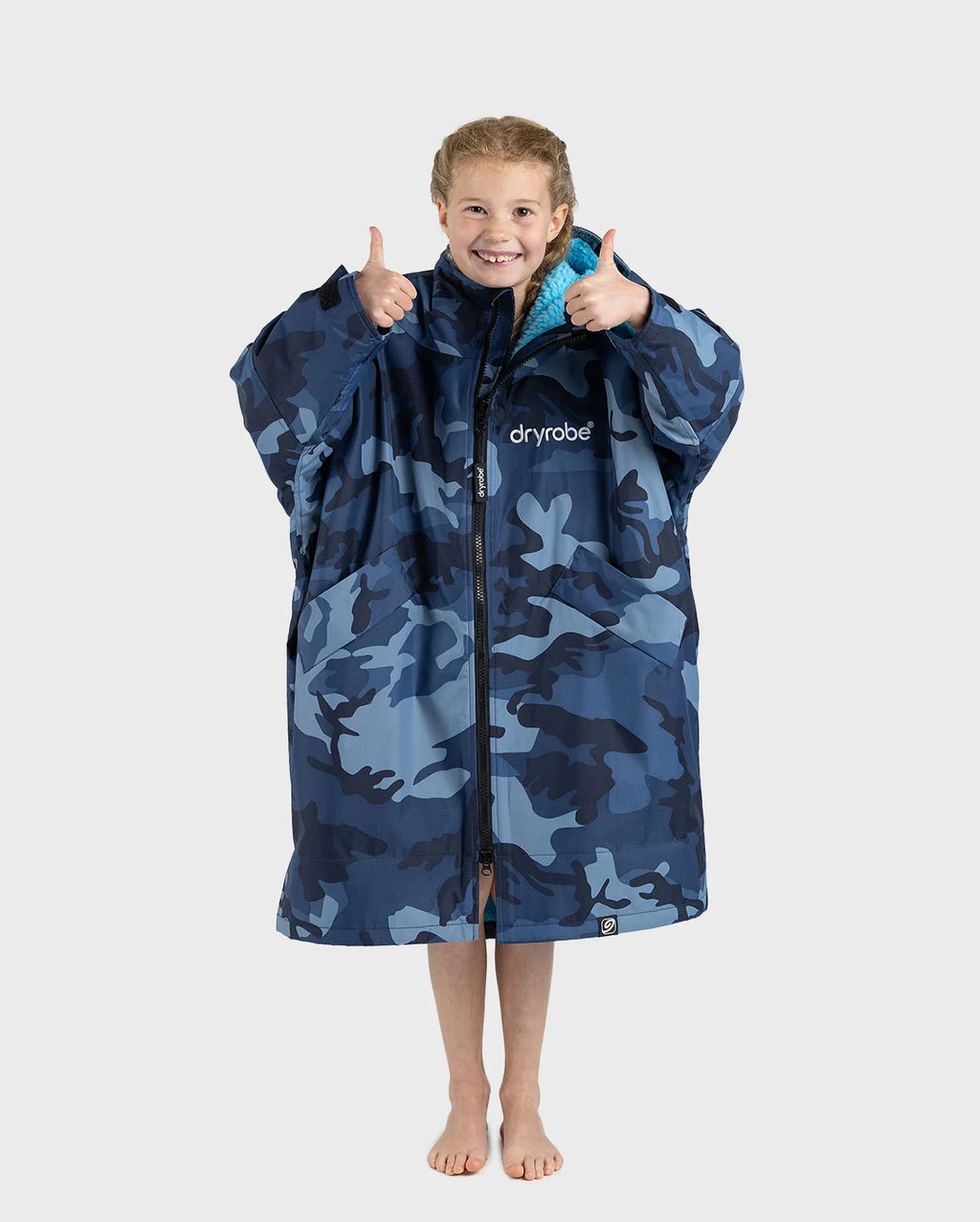 Blue Camo Blue Kids Advance Changing Robe