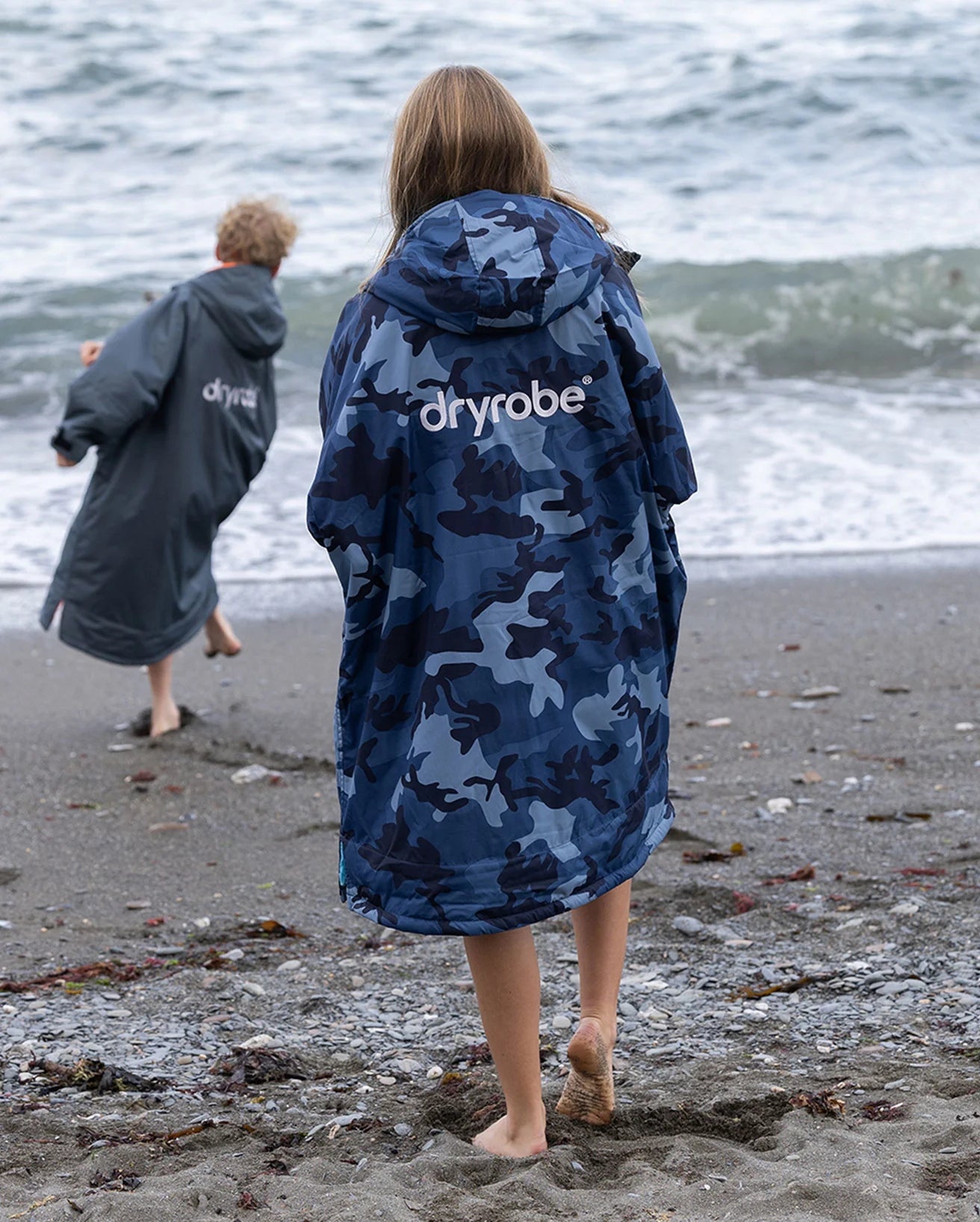 Blue Camo Blue Kids Advance Changing Robe