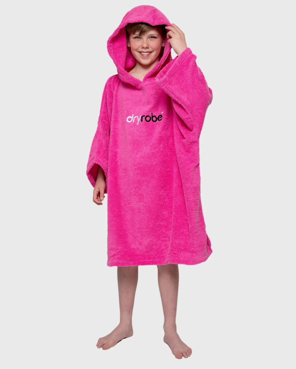 Pink Kids Organic Towel Changing Robe