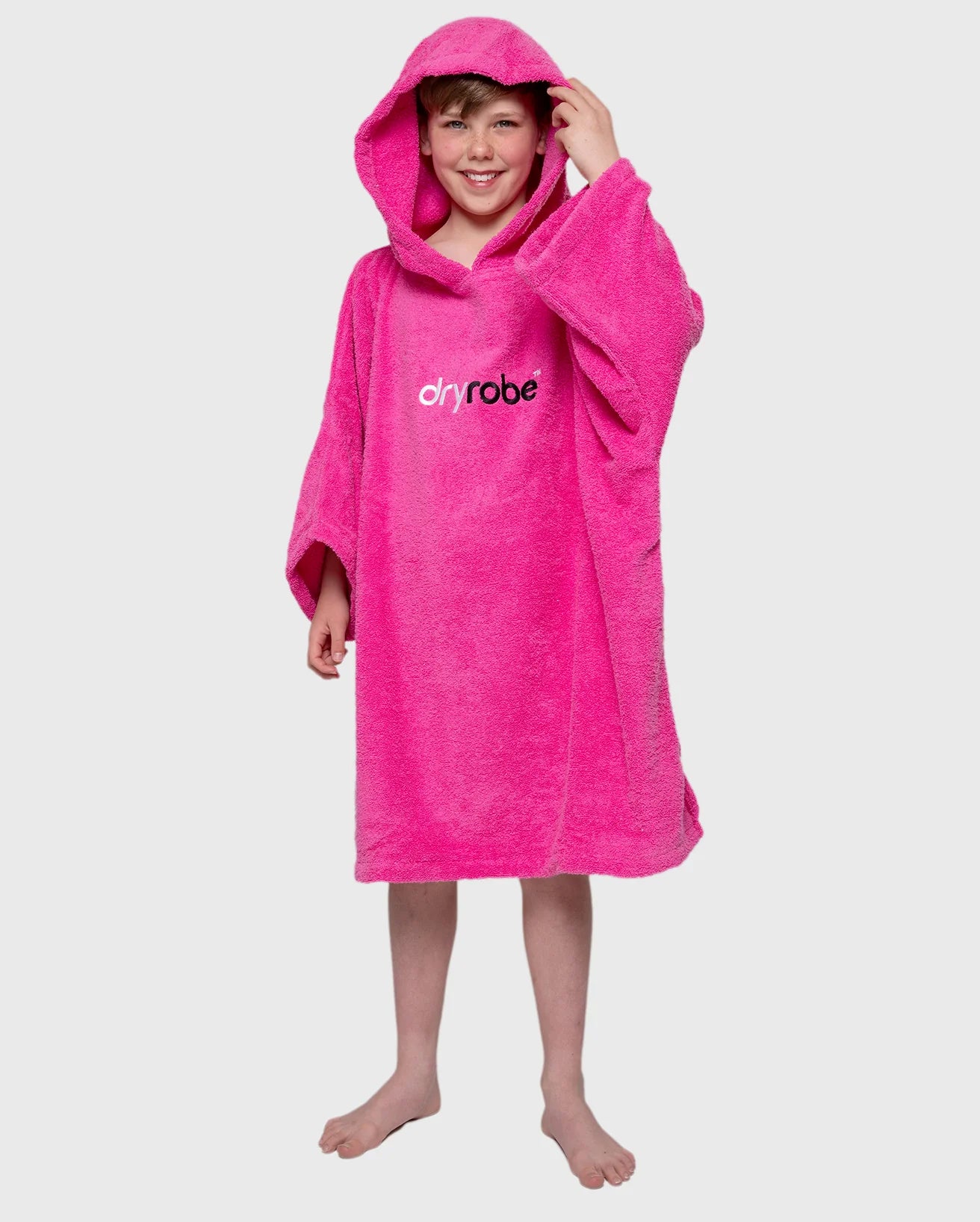 Pink Kids Organic Towel Changing Robe