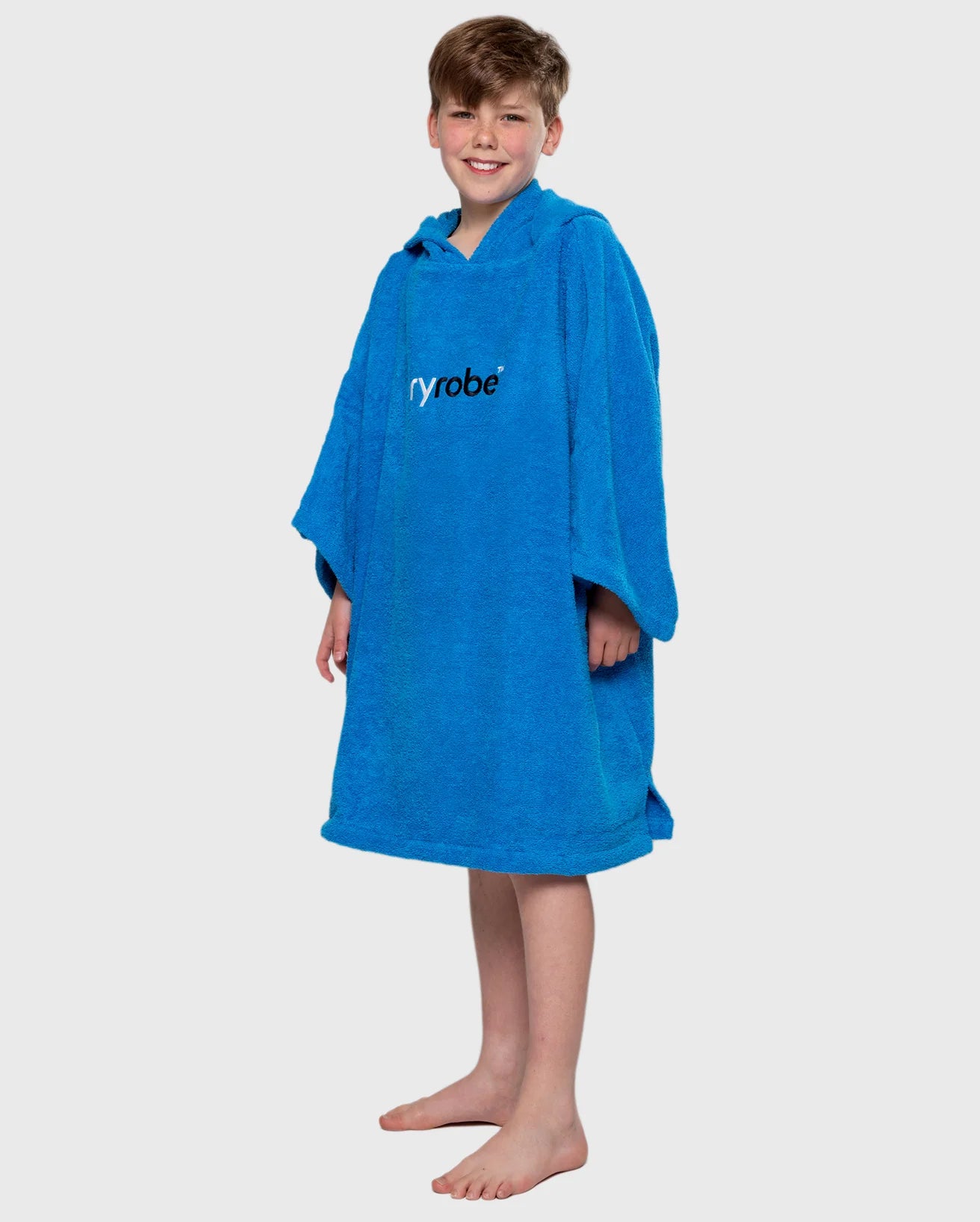 Cobalt Blue Kids Organic Towel Changing Robe