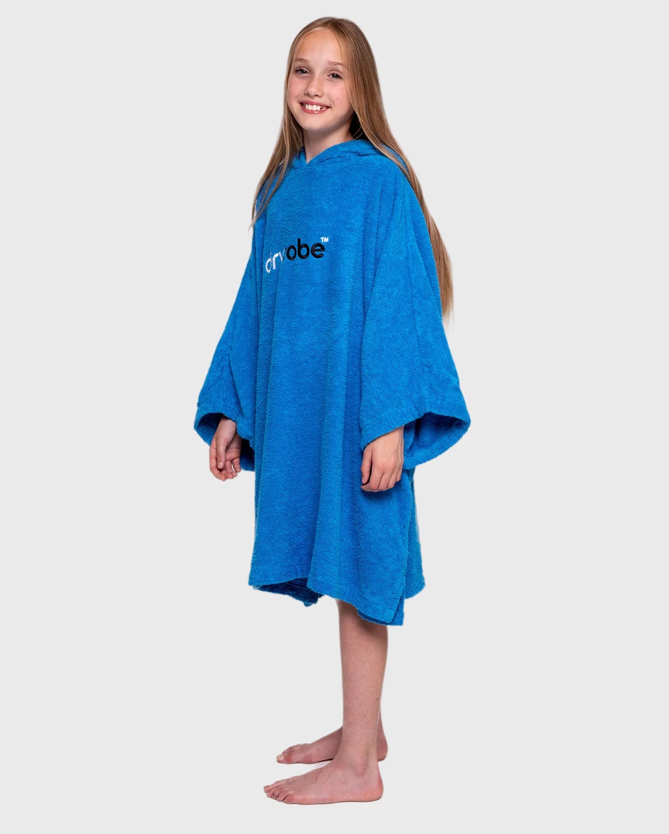 Cobalt Blue Kids Organic Towel Changing Robe