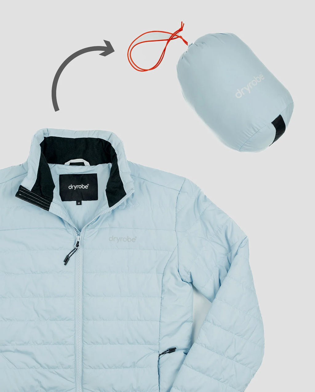 Ice Blue Women's Light Weight Jacket