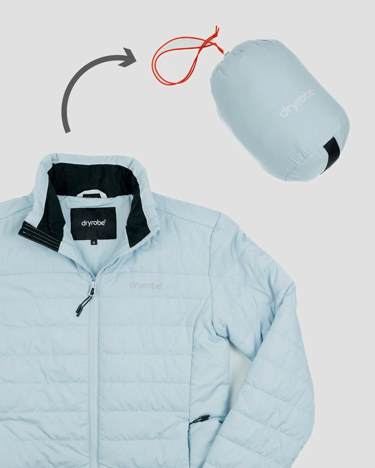 Ice Blue Women's Light Weight Jacket