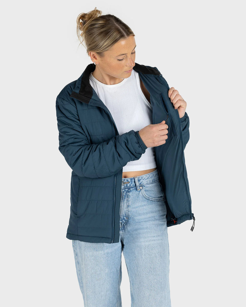 Deep Sea Blue Women's Light Weight Jacket