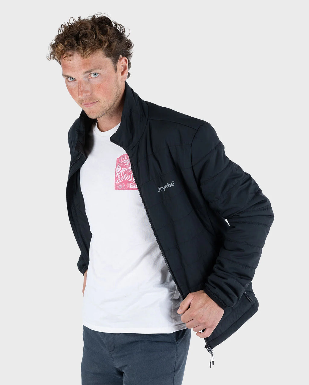 Black Men's Light Weight Jacket