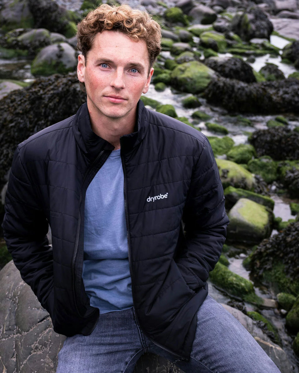 Black Men's Light Weight Jacket