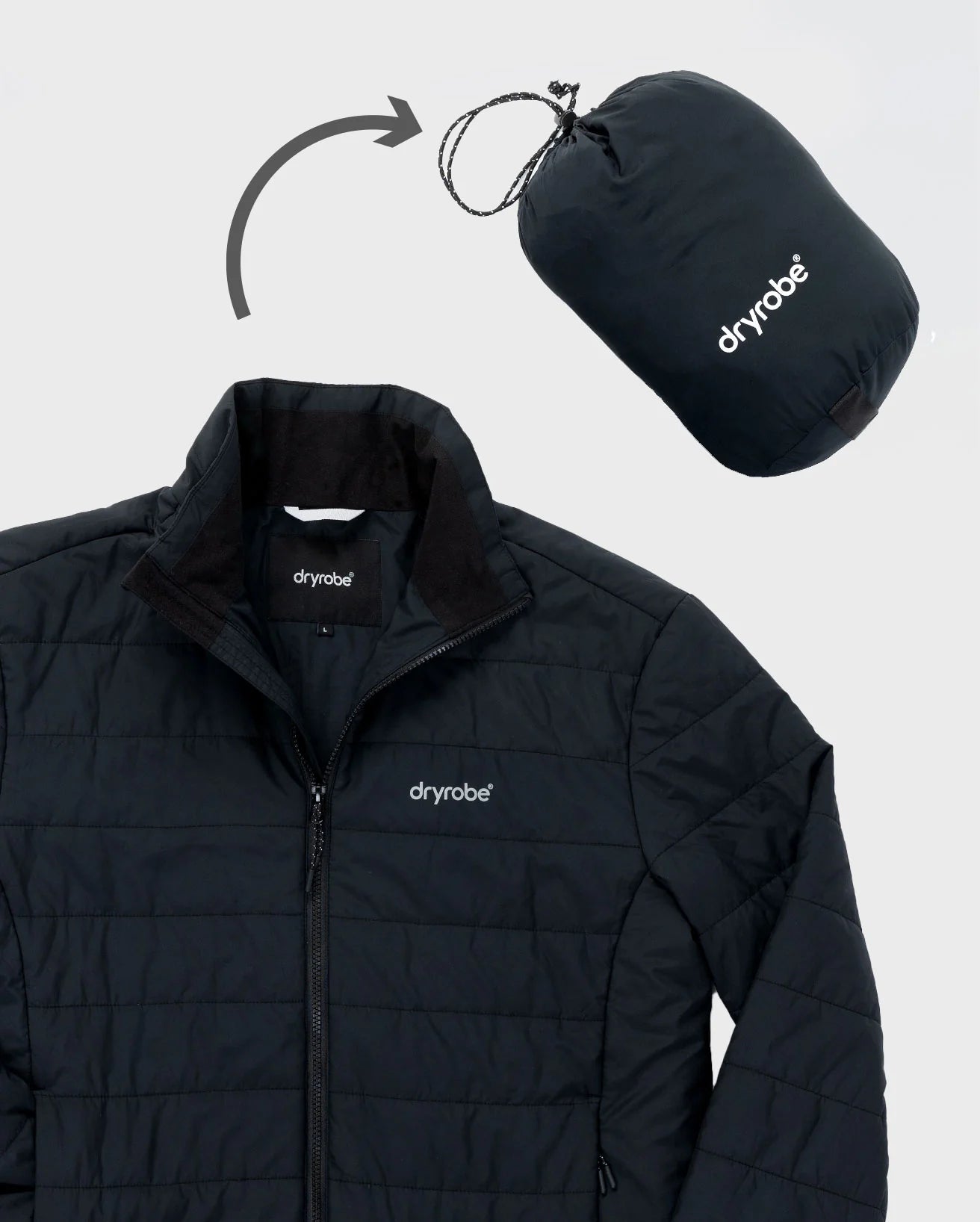 Black Men's Light Weight Jacket